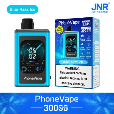 JNR PhoneVape 30K Blue Razz lce